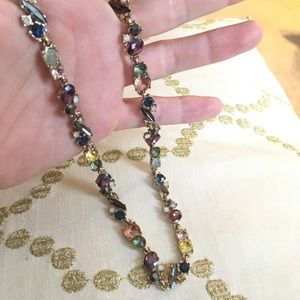 Loft Multicolor Rhinestone Necklace